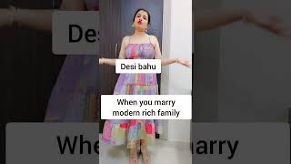 Modern Saas Vs Desi Bahu comedy fun saasbahu shorts funny funnyshorts entertainment sasural [upl. by Ahsienak130]