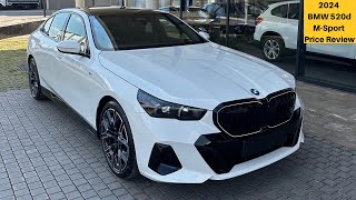 2024 BMW 520d M Sport Price Review  Cost Of Ownership  Interior  Practicality [upl. by Condon]