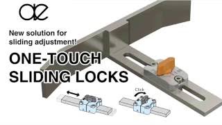 ONE TOUCH SLIDING LOCKS sliding latch hardware locking mechanism slide lock [upl. by Aetnahs]