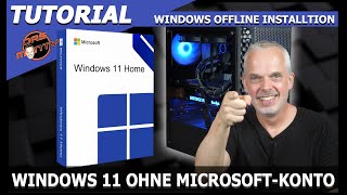 Windows 11 ohne Microsoft Konto installieren  Offlineinstallation ohne Internet Tutorial  DasMonty [upl. by Raybin]