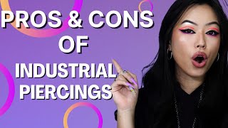 Industrial Piercing Pros amp Cons ✨👂 [upl. by Franz]