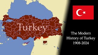 The Modern History of Turkey Every Month 19082024 [upl. by Millman]