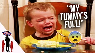 This boys dinner tantrum shocks everyone  Supernanny USA [upl. by Aneert]