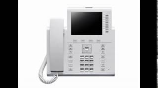 OpenScape Desk Phone IP 55G pure white icon variant [upl. by Eemiaj]