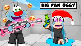 OGGY FOUND A BIG FAN In ROBLOX Rivals  ftOggy [upl. by Yona994]