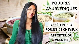 MA ROUTINE EN TANT QUINDIENNE POUR ÉPAISSIR amp APPORTER DU VOLUME AUX CHEVEUX  POUDRES AYURVÉDIQUES [upl. by Mauer482]