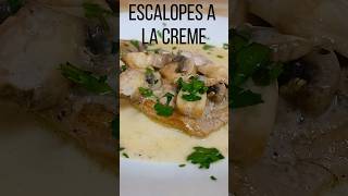 😋 Fasttrack VEAL ESCALOPES WITH CREAM ready in 15 MINUTES cooking frenchfood food recipe [upl. by Gilmer]