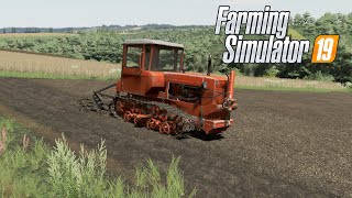 FS19 Map Koshmak Plowing the garden with a tractor DT75 [upl. by Gambrell853]