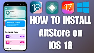 How To Install AltStore IOS 18 [upl. by Ainimre]