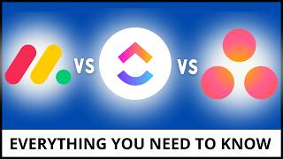 Mondaycom vs Asana vs ClickUp  Full Comparison 2024 [upl. by Emiaj364]