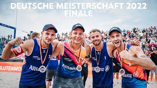 Finale Männer  Deutsche Beachvolleyball Meisterschaften 2022 [upl. by Klarika725]