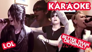 Jrock  Visual Kei singers on Karaoke [upl. by Bonina302]