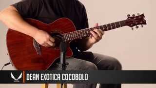 Dean Guitars Exotica Cocobolo AcousticElectric [upl. by Kelam]