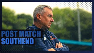 Southend United PostMatch Interview with Chris Millington [upl. by Annovahs932]