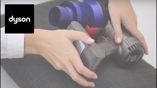 How to replace the battery on your Dyson V6™ cordless vacuum [upl. by Anica661]