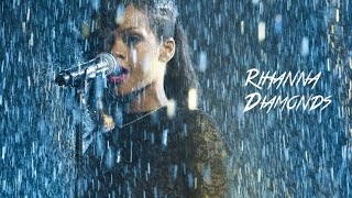 Rihanna  Diamonds Acoustic Live [upl. by Lusar381]