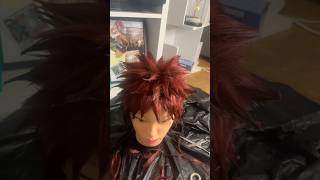 Gaara Cosplay Wig  reels cosplaydiy anime [upl. by Rrats]