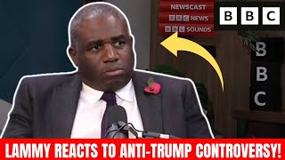 David Lammy Speaks Out on His AntiTrump Comments in Explosive Interview [upl. by Delaine]