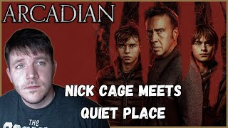 Arcadian 2024  Movie Review Nicholas Cage meets a Quiet Place [upl. by Ellennahs]