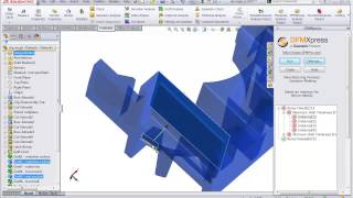 SOLIDWORKS – Part Thickness Analysis Using DFMExpress [upl. by Swanson]