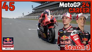 MotoGP 24 Career Mode Part 45 LETTING MY TEAM MATE GO  Portuguese GP Season 3 [upl. by Elleb376]