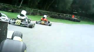 Camberley Kart club Blackbushe Roy Mortara 2011 Minimax Rotax [upl. by Eecyal]