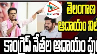 KTR Criticizes Opposition Telangana Revenue Declines as Congress Leaders Wealth Surges  REAL MEDIA [upl. by Araek471]