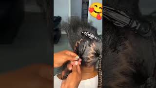 Cute and simple hairstyles for all types of hair 😍😘👌tiktok braids youtube lipglos makeupforyou [upl. by Hovey]