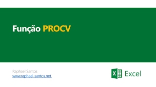 Função PROCV [upl. by Ntsud112]