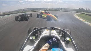 F1600 CAMPEONATO PAULISTA 2023  9ª Etapa Corrida 1  Oscar Moraes [upl. by Elyagiba]