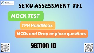 Tfl SERU Test Section 10 Mock Test [upl. by Nosaj621]