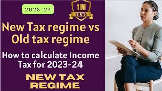 Old tax Regime vs New Tax regime part I Income tax How to calculate tax of salary by sankhyan [upl. by Tonya]