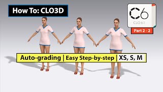 How to Grade Basic Top Multiple Sizes CLO  Part 2 [upl. by Elatnahs]