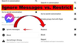 What happens if you Restrict someone in Facebook Messenger [upl. by Tildie]