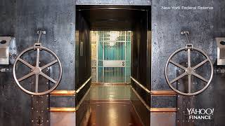 Inside the gold vault at the New York Federal Reserve [upl. by Pickard]