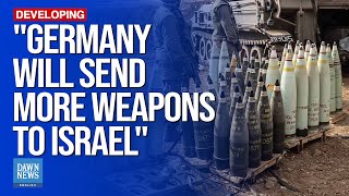 Germany to Send More Weapons to Israel SOON Olaf Scholz Confirms Dawn News English [upl. by Nairot818]