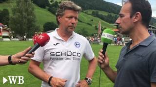 01 gegen Ufa DSCCoach Saibene im Interview [upl. by Aroc]