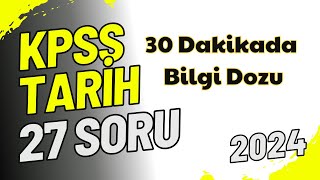 57 Abartmıyorum En Güzel Denemelerden Biri Olabilir  KPSS Tarih Deneme Sınavı  KPSS 2024 [upl. by Aikaz]