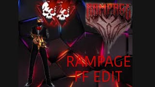 Rampage Free Fire Rampage Theme Song FF EDIT [upl. by Rosemare]