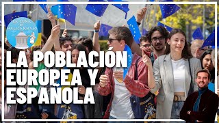 La población de EUROPA de ESPAÑA y las MIGRACIONES 🇪🇸🧳 [upl. by Ahsenak]