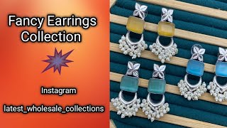 Fancy Earrings Collection fancy earrings trending fashion subscribe shorts ytshorts telugu [upl. by Ellord]