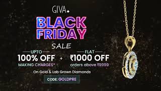 Ready Set Sparkle Black Friday Sale Is Here  GIVA Jewellery [upl. by Aihceyt]