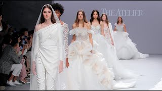 Abiti da sposa The Atelier Couture 2020 volumi e cristalli per la Cenerentola firmata Jimmy Choo [upl. by Aoniak]