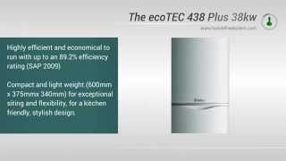 The Vaillant 438 Plus 38kw Heat Only Boiler Video Review [upl. by Enytsirhc]