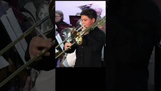 Trombone Solo  Elijah Baker 12yo trombone brass brassband [upl. by Gow]