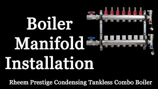 Radiant Heat Manifold Installation for Heating our Off Grid Home [upl. by Ihteerp]