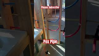 Pex Pipe Install shortvideo constrcution diy [upl. by Dayir36]