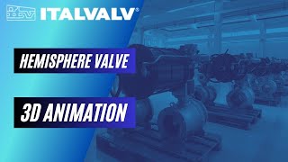 ITALVALV HEMISPHERE VALVE 3D ANIMATION [upl. by Nav]