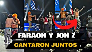 FARAON ROMPIO EN CONCIERTO JUNTO A JON Z all music fesd [upl. by Ertha]