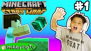 Minecraft Story Mode Season Two Part 1 HobbyPigTV [upl. by Teplitz]